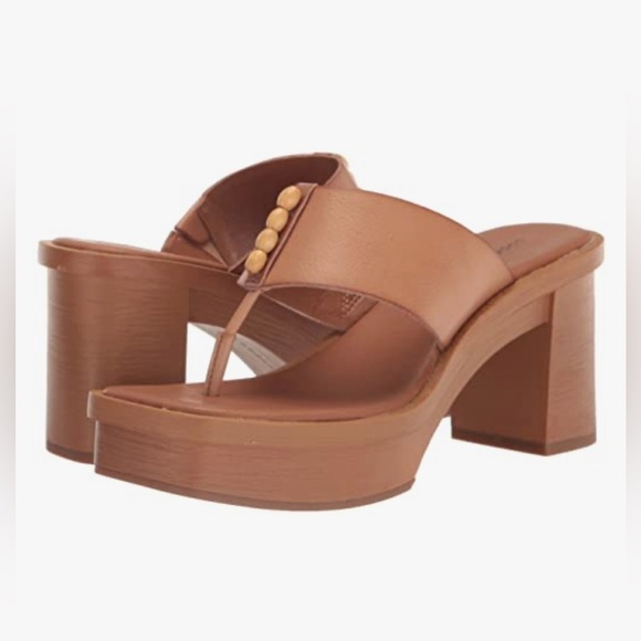 Lucky Brand Tan Platform Sandals - Picture 6 of 8
